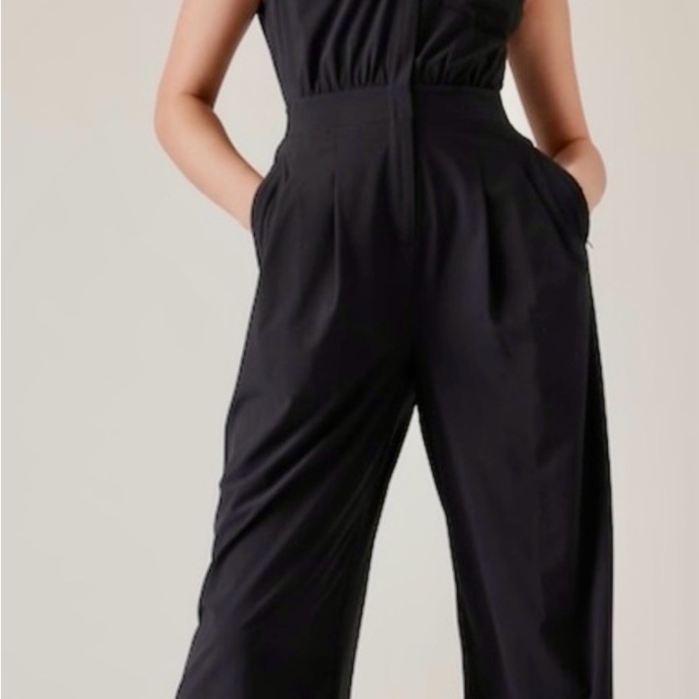 Athleta Classic Brooklyn Wide-leg Jumpsuit - GREEN COLOR